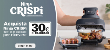 Promo: Ninja Crispi: ricevi 30€ di rimborso